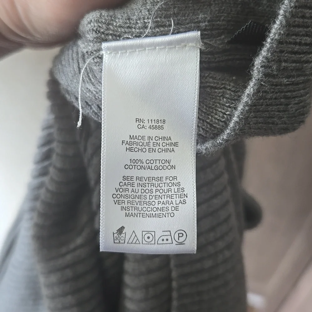 Michael Kors Men's Gray Half-Zip Sweater Pullover